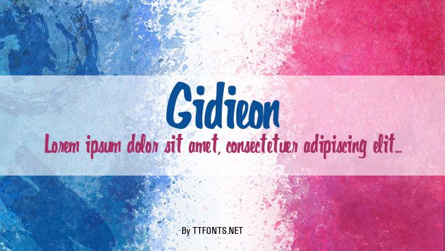 Gidieon example