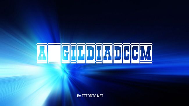 a_GildiaDcCm example
