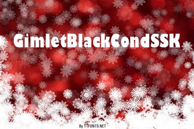 GimletBlackCondSSK example
