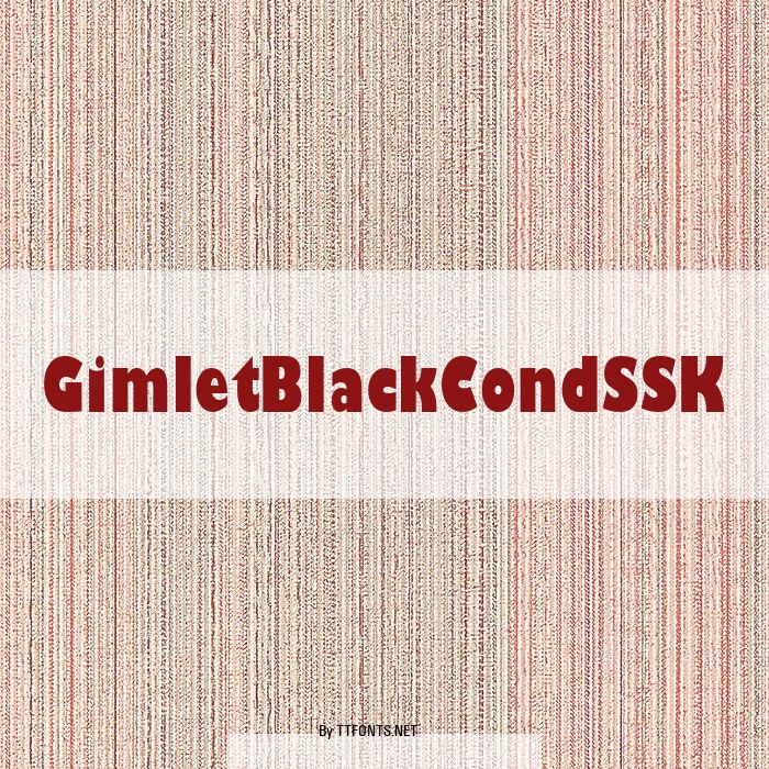 GimletBlackCondSSK example