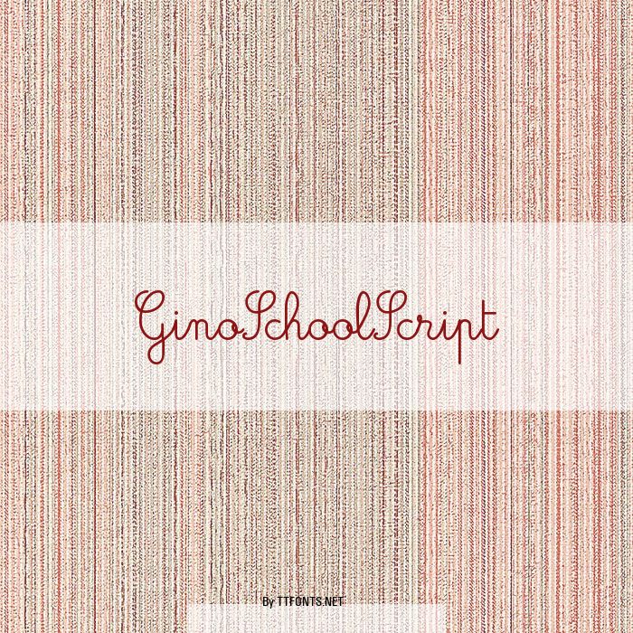 GinoSchoolScript example