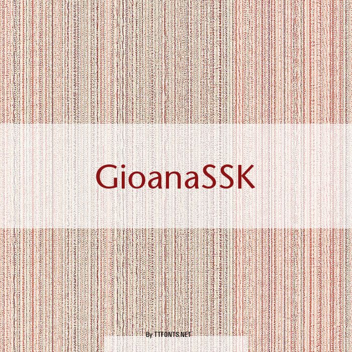 GioanaSSK example