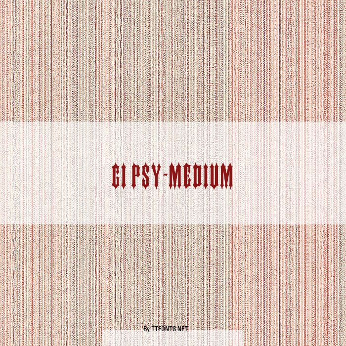 Gipsy-Medium example