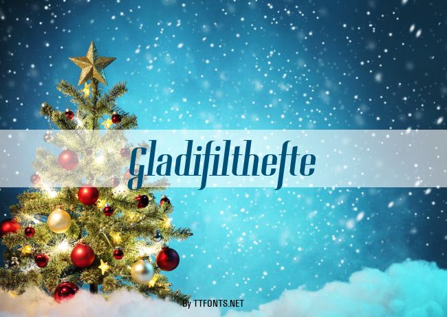 Gladifilthefte example