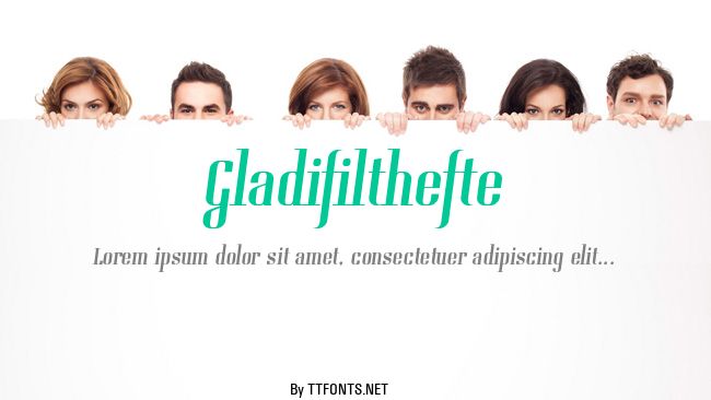Gladifilthefte example