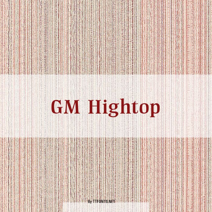GM Hightop example