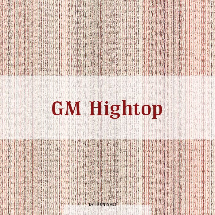 GM Hightop example