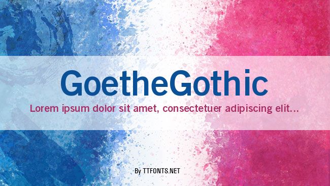 GoetheGothic example