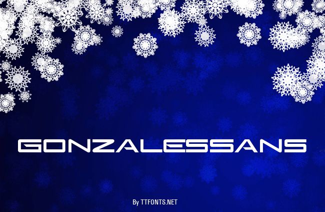 GonzalesSans example