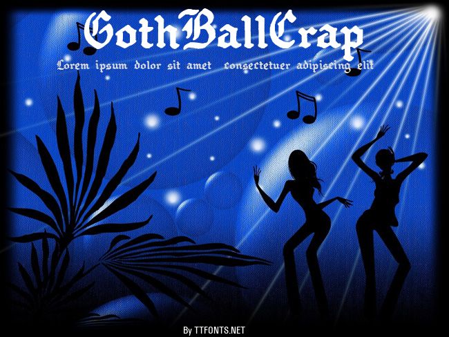 GothBallCrap example