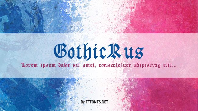 GothicRus example