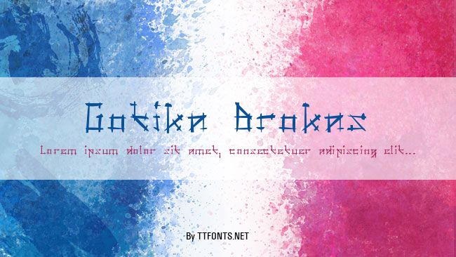 Gotika Brokas example