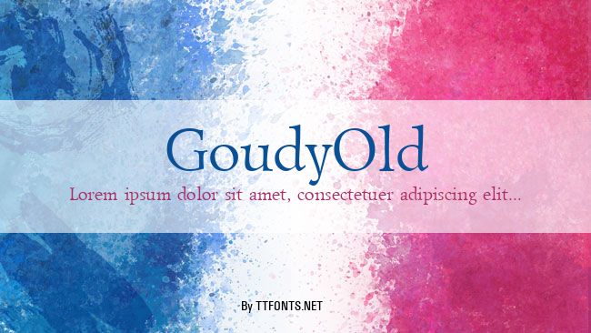GoudyOld example