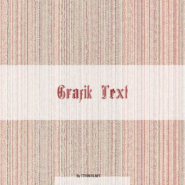 Grafik Text example