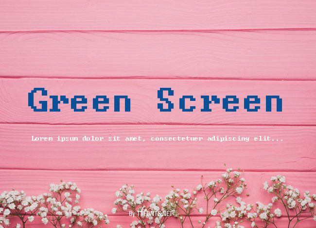 Green Screen example