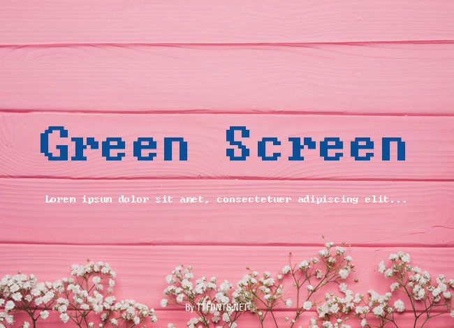 Green Screen example