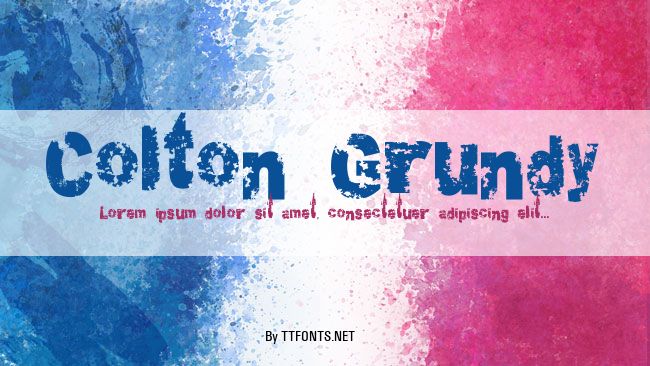 Colton Grundy example
