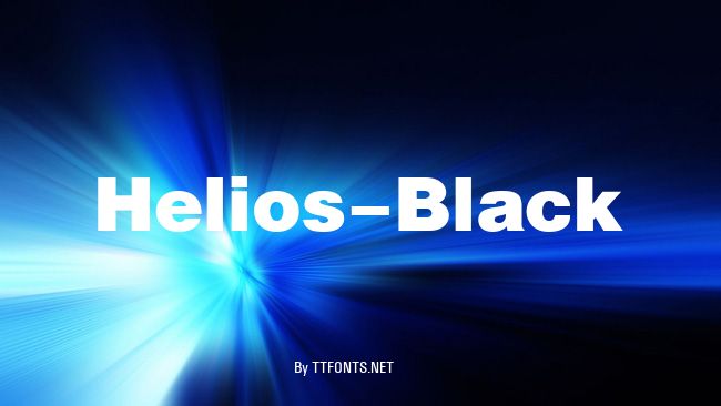 Helios-Black example