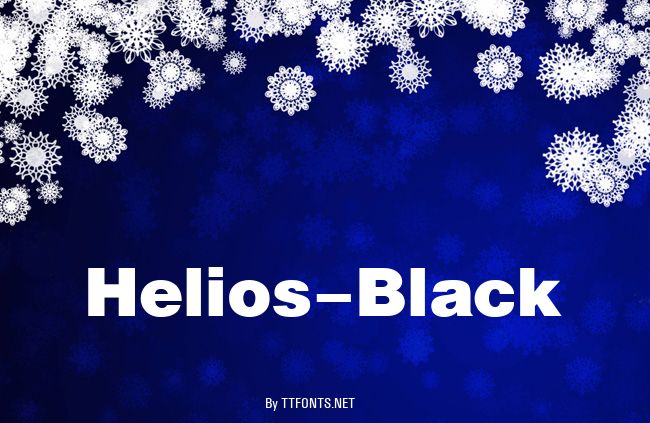 Helios-Black example