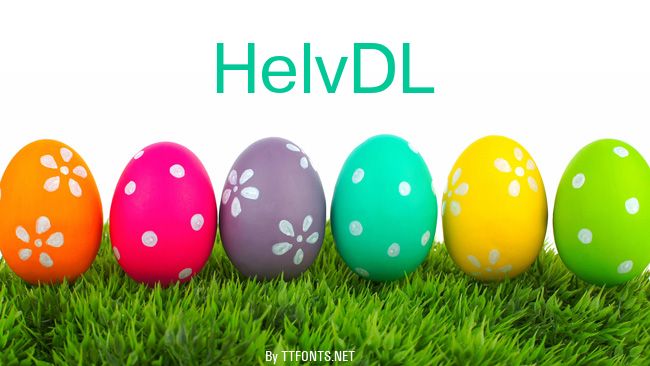 HelvDL example