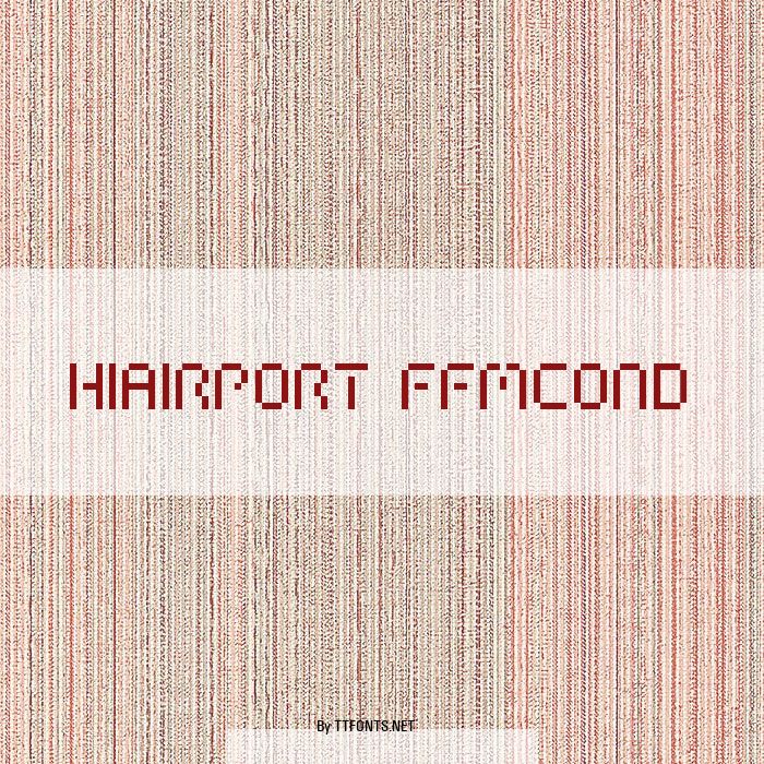 HIAIRPORT FFMCOND example