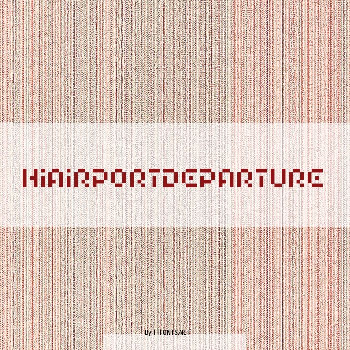 HIAIRPORTDEPARTURE example