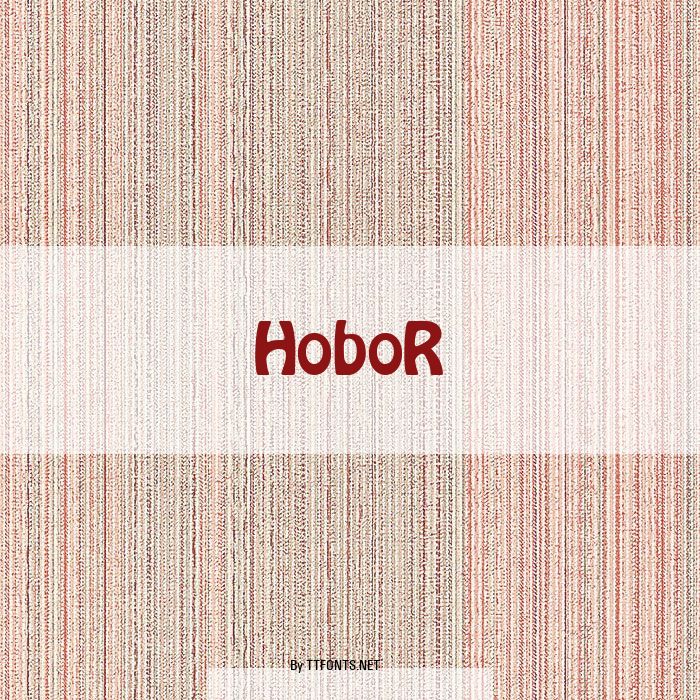 HoboR example