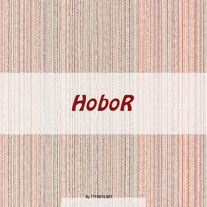 HoboR example