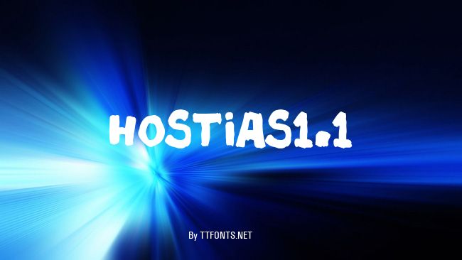 HOSTIAS1.1 example