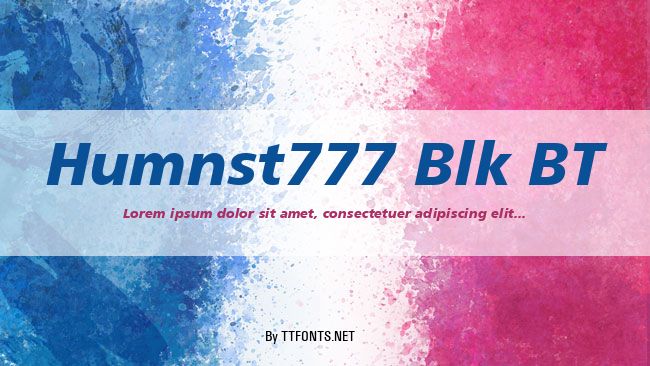 Humnst777 Blk BT example