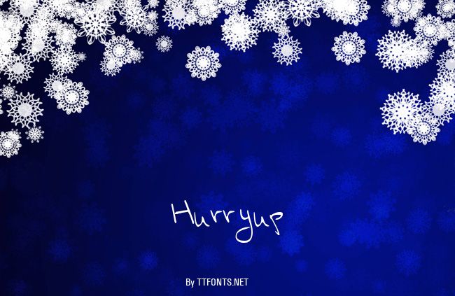 Hurryup example