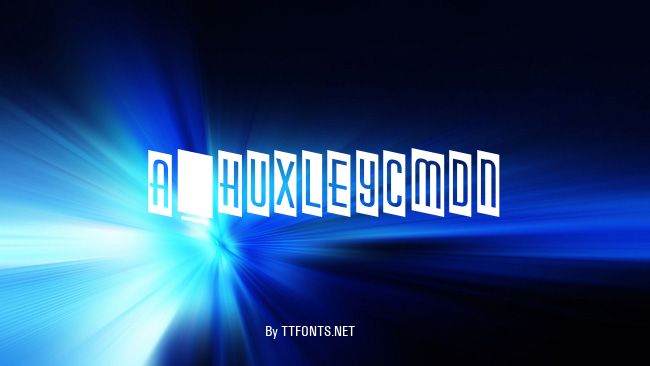 a_HuxleyCmDn example