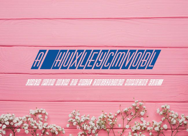 a_HuxleyCmVObl example