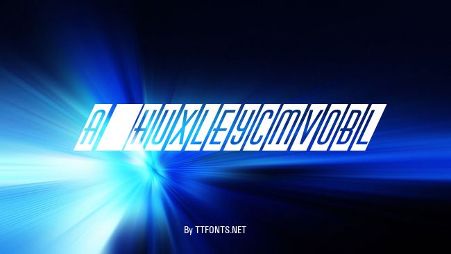 a_HuxleyCmVObl example