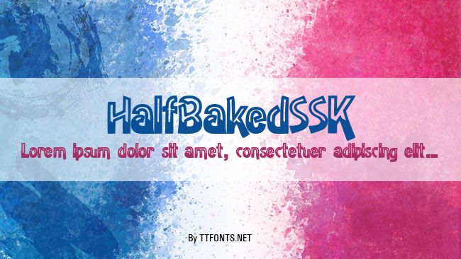HalfBakedSSK example