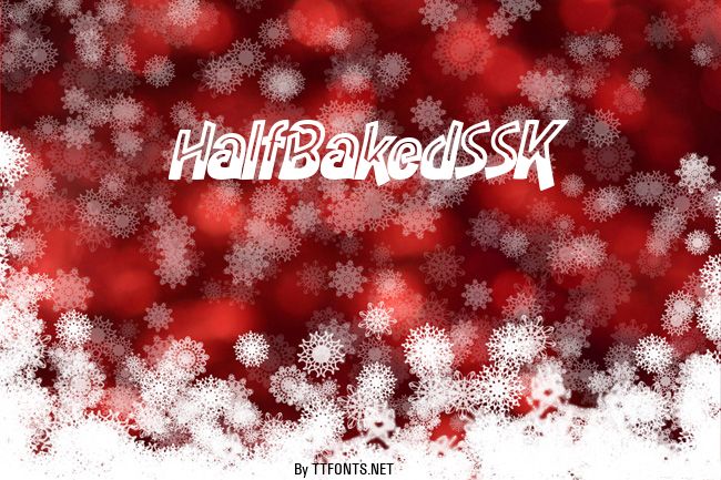 HalfBakedSSK example