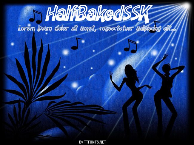 HalfBakedSSK example