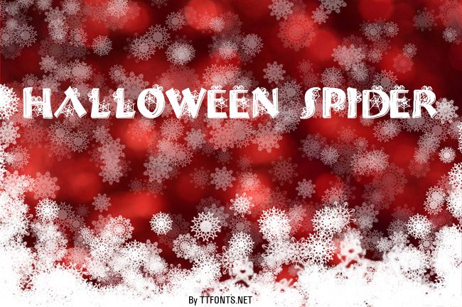 Halloween Spider example