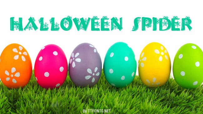 Halloween Spider example