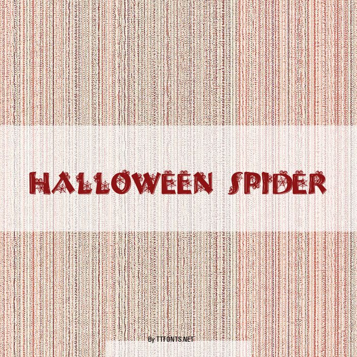 Halloween Spider example