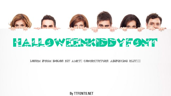 HalloweenKiddyFont example