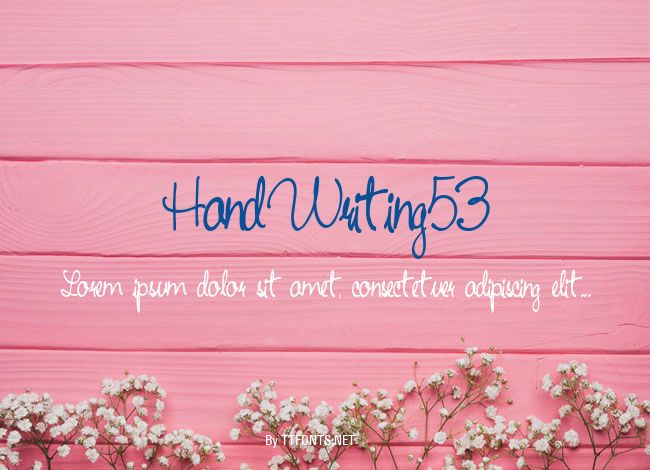 HandWriting53 example