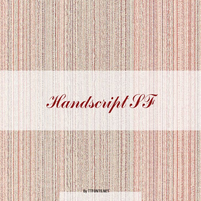 Handscript SF example