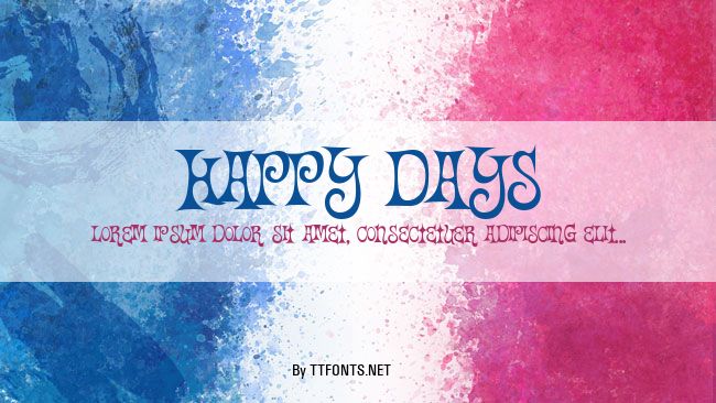 Happy Days example