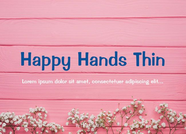 Happy Hands Thin example
