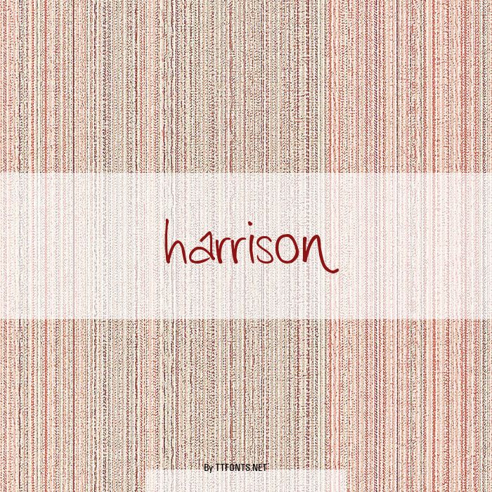 harrison example