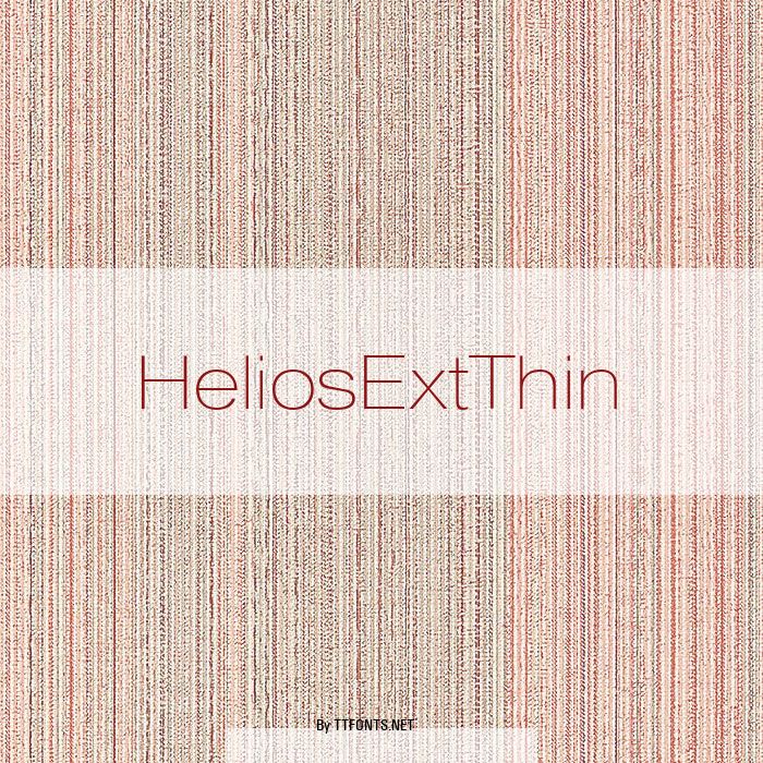 HeliosExtThin example