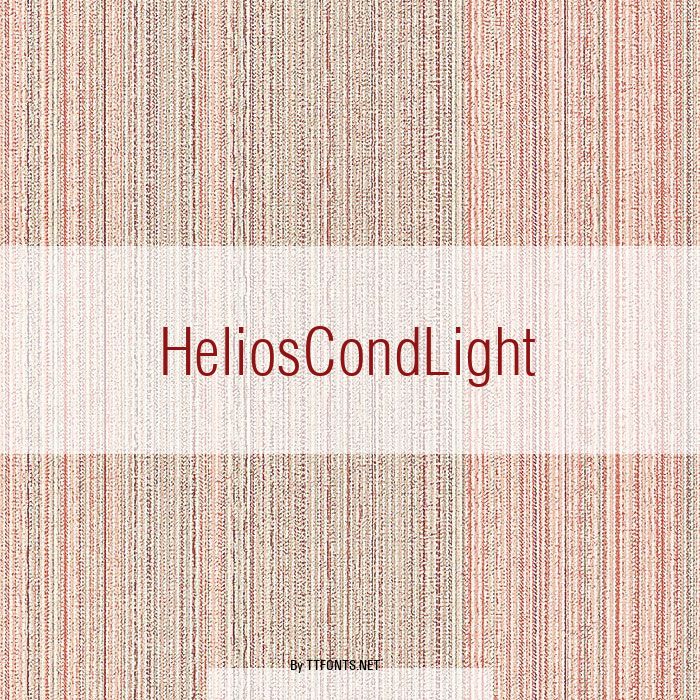 HeliosCondLight example