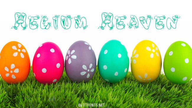 Helium Heaven example