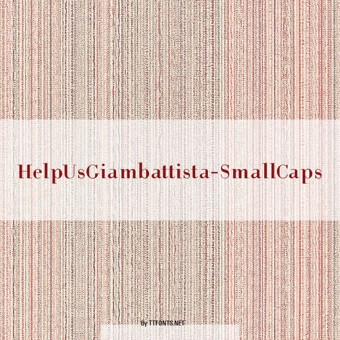 HelpUsGiambattista-SmallCaps example